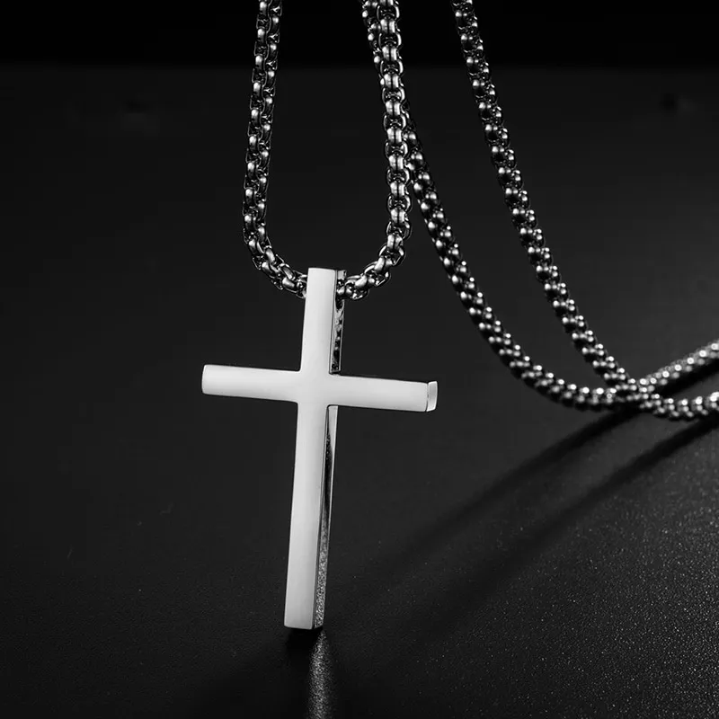 Cross Pendant Necklace Stainless Steel - Image 4