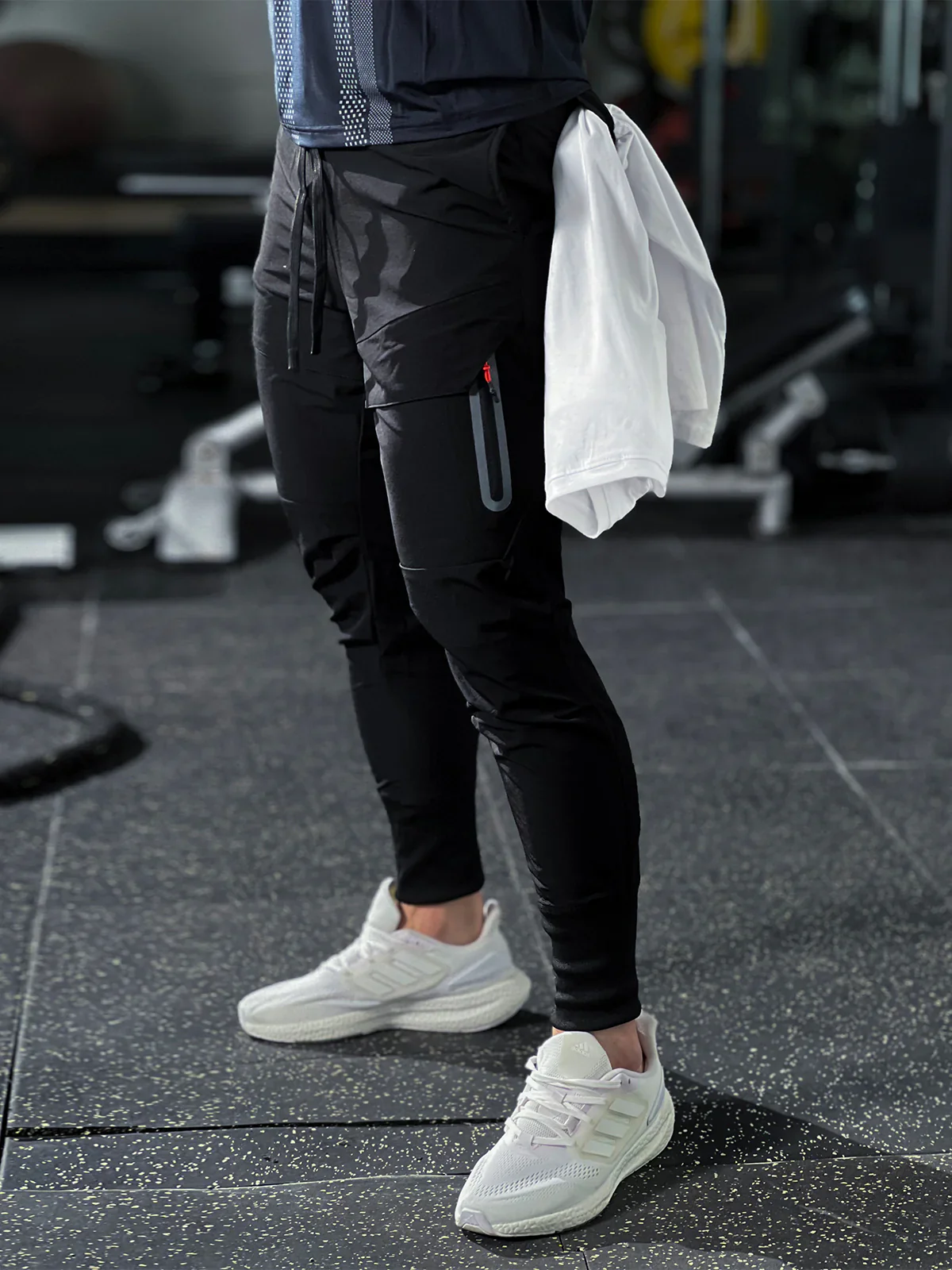 Stay Cool High Rib Cargo Jogger Athletic Pants - Image 11