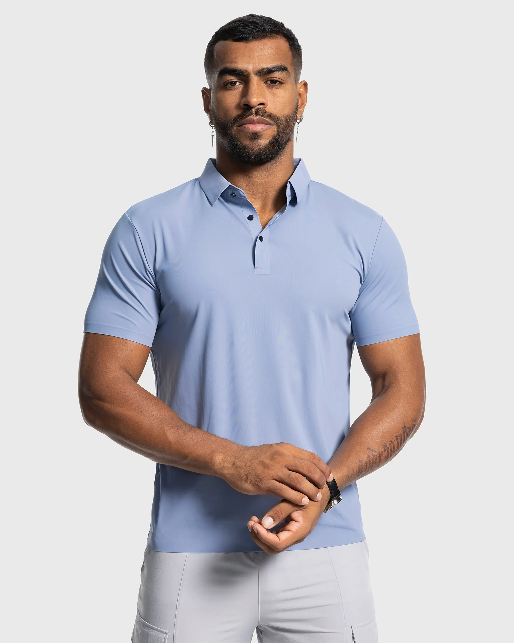 Stay Cool Performance Seamless Stretch Polo - Image 6