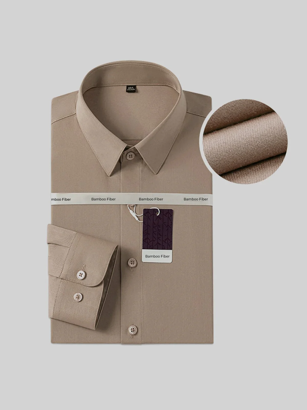Stretch Bamboo Dress Shirt Easy Care - Image 4