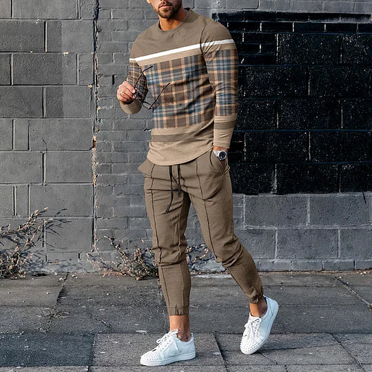 Long Sleeve Casual Two-piece Set