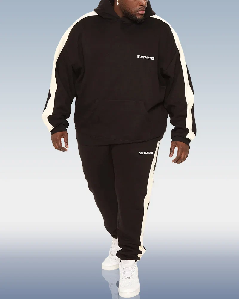 Colorblock Hoodie Set - Image 2