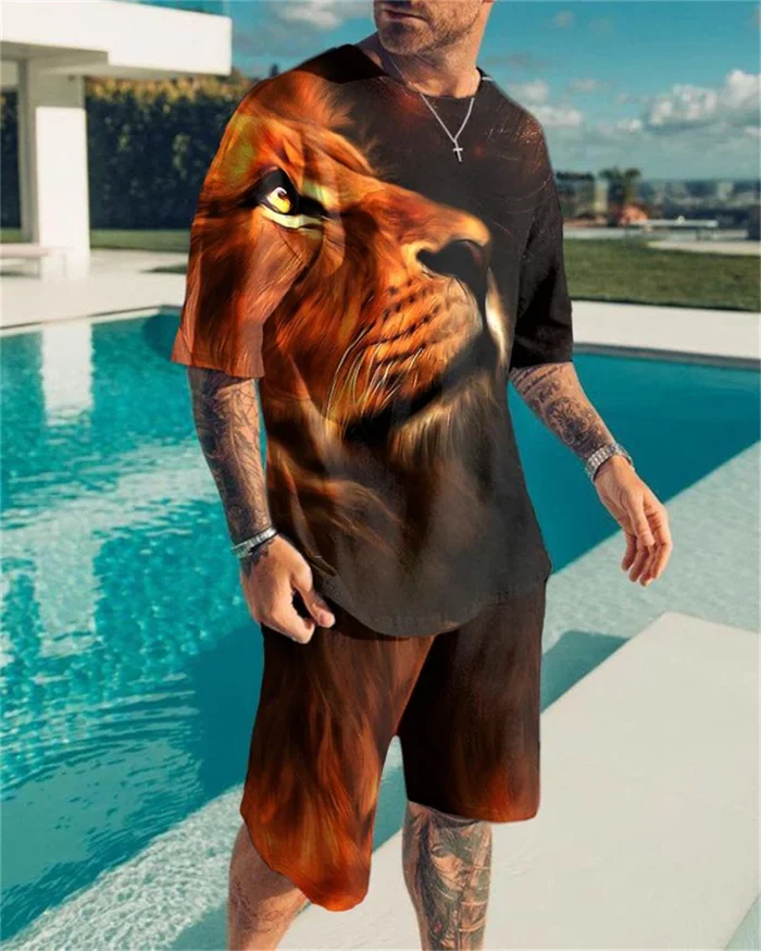 Oversized T-Shirt & Shorts Set