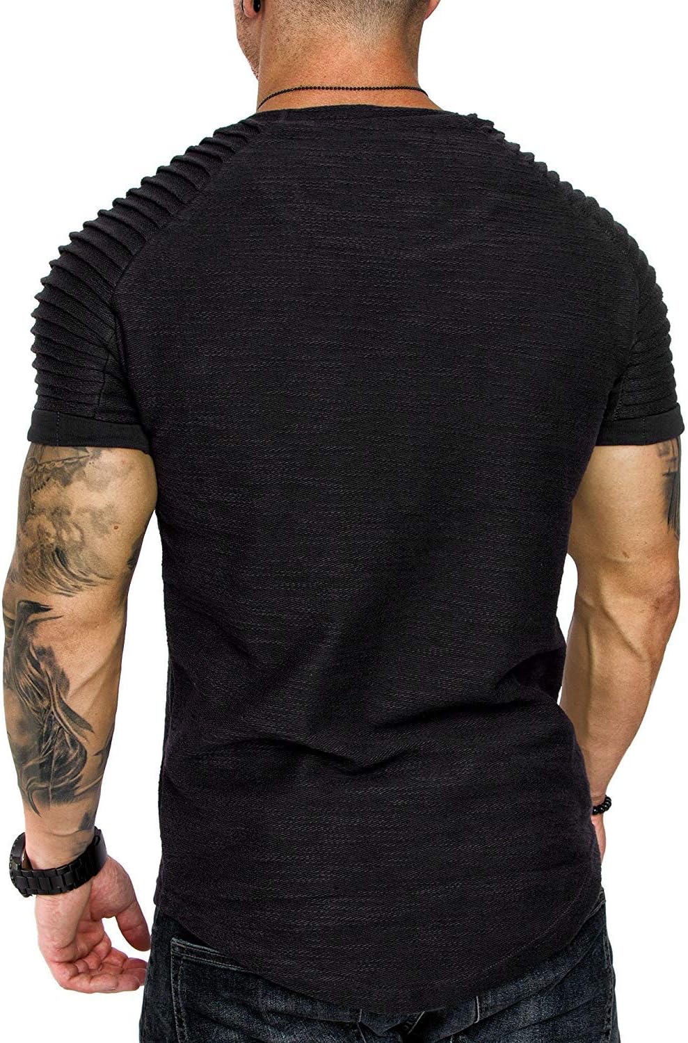The DUVAL Pleated T-Shirt - Image 3