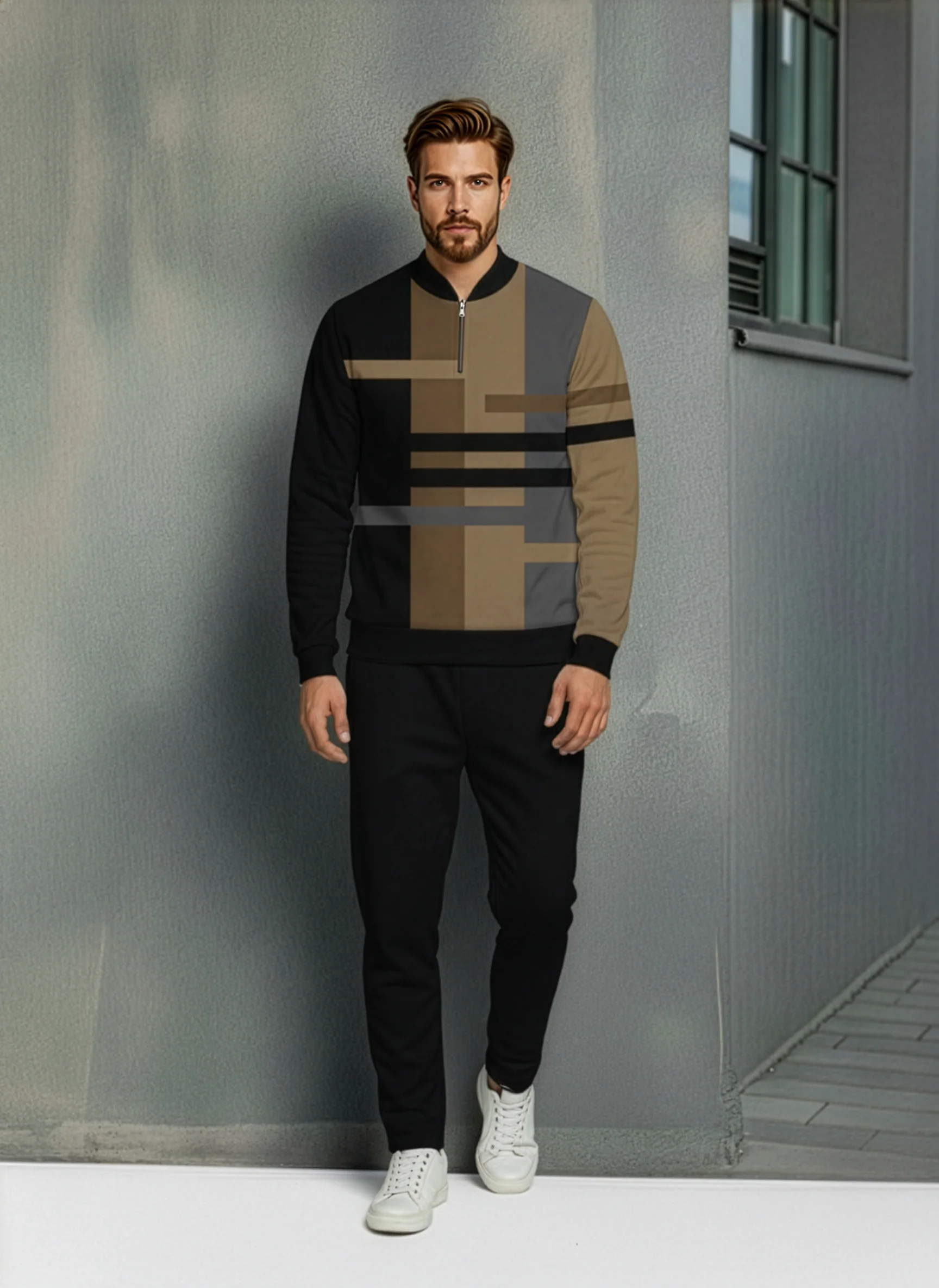 The Vanguard Half-Zip Sweater Set - Image 2