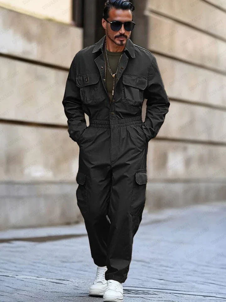 Urban 100% Cotton Cargo Jumpsuit - Image 2