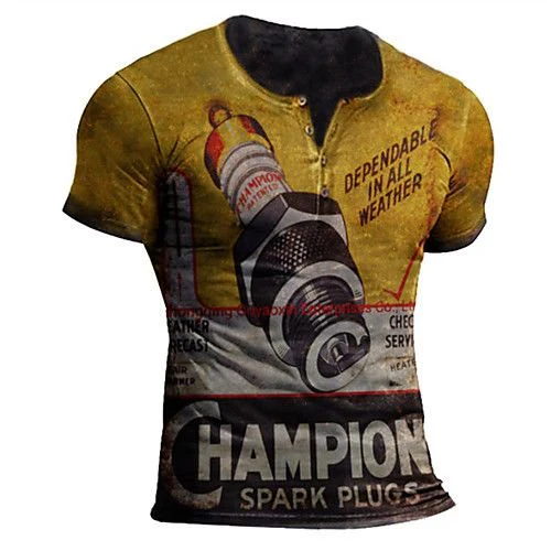 Vintage  Comfortable Breathable Print T-Shirt